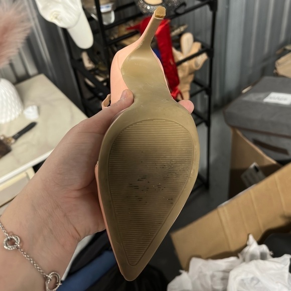 𝅺liliana Pointy Toe Pink Heels - Picture 7 of 7